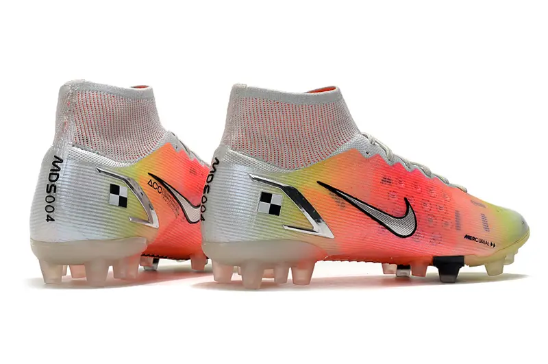 Nike Mercurial Superfly 8 Elite AG - White/Sunset Orange/Sky Blue
