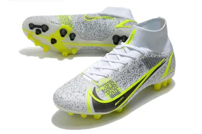 Nike Mercurial Superfly 8 Elite AG - White/Electric Yellow/Sleek Black