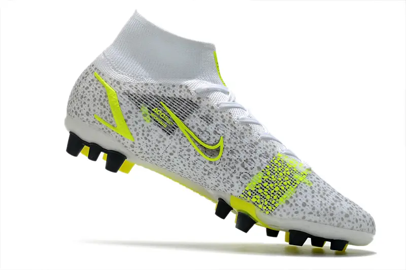 Nike Mercurial Superfly 8 Elite AG - White/Electric Yellow/Sleek Black