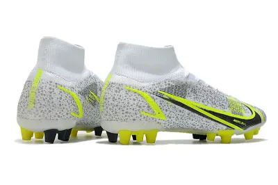 Nike Mercurial Superfly 8 Elite AG - White/Electric Yellow/Sleek Black