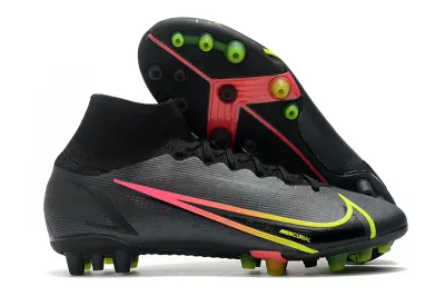 Nike Mercurial Superfly 8 Elite AG - Black/Neon Yellow/Fuchsia Pink