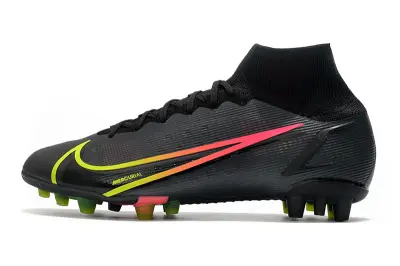 Nike Mercurial Superfly 8 Elite AG - Black/Neon Yellow/Fuchsia Pink