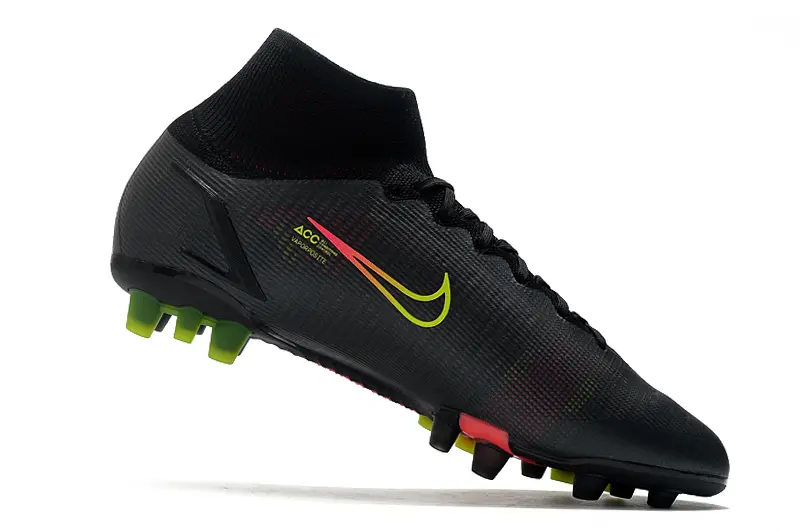 Nike Mercurial Superfly 8 Elite AG - Black/Neon Yellow/Fuchsia Pink