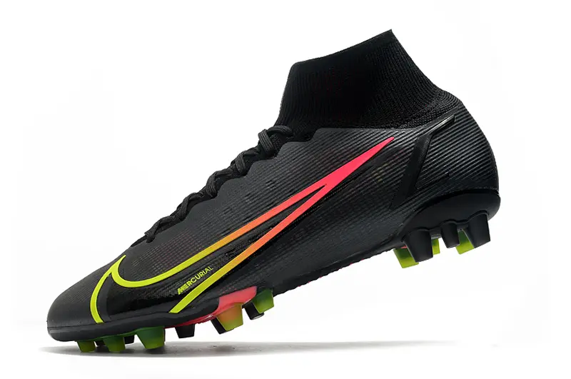 Nike Mercurial Superfly 8 Elite AG - Black/Neon Yellow/Fuchsia Pink