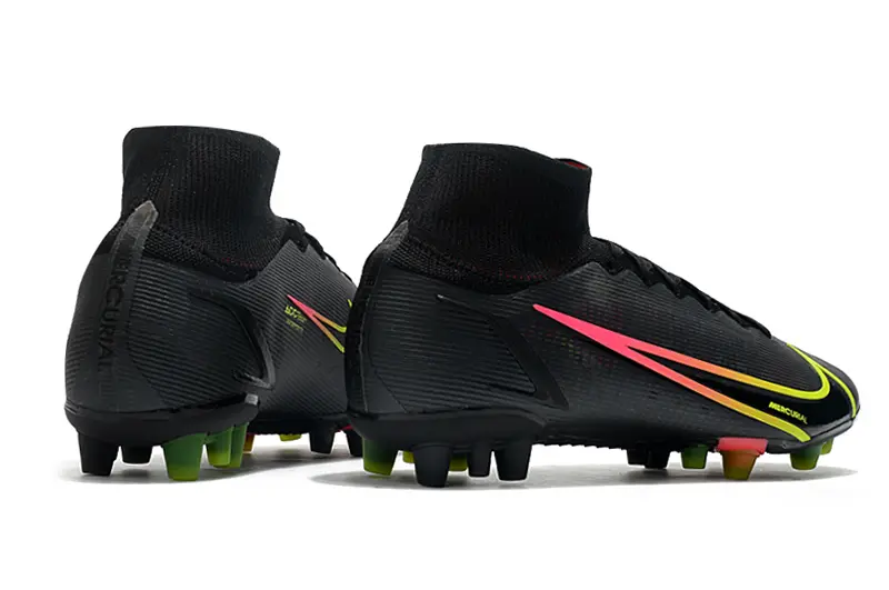 Nike Mercurial Superfly 8 Elite AG - Black/Neon Yellow/Fuchsia Pink