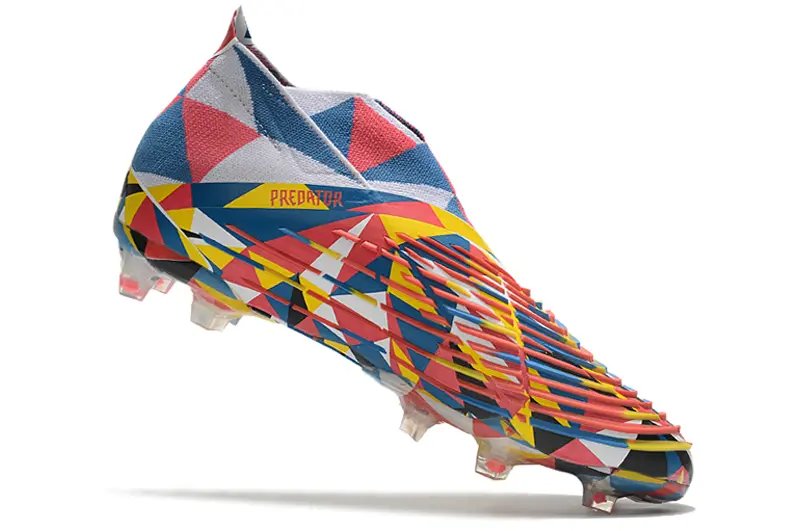 Adidas Predator Edge+ Laceless FG - Red/Vibrant Yellow/Blue Fusion