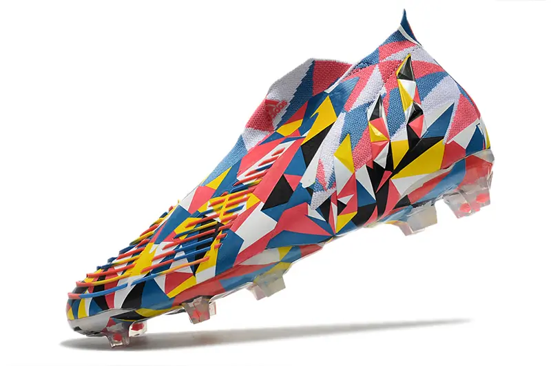 Adidas Predator Edge+ Laceless FG - Red/Vibrant Yellow/Blue Fusion