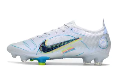 Nike Mercurial Vapor 14 Elite FG - White/Electric Blue/Neon Green