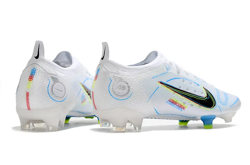 Nike Mercurial Vapor 14 Elite FG - White/Electric Blue/Neon Green
