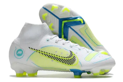 Nike Mercurial Superfly 8 Elite FG - White/Bright Yellow/Blue