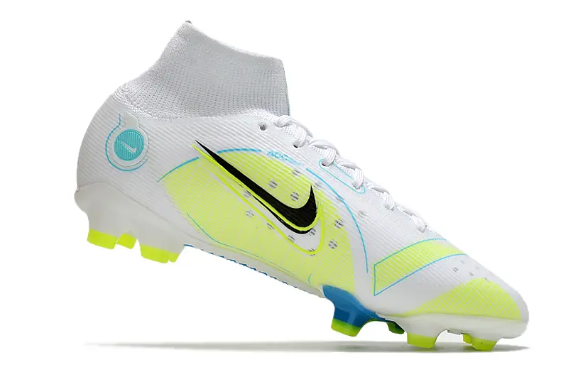 Nike Mercurial Superfly 8 Elite FG - White/Bright Yellow/Blue