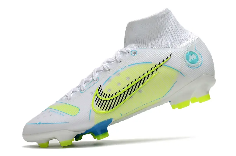 Nike Mercurial Superfly 8 Elite FG - White/Bright Yellow/Blue