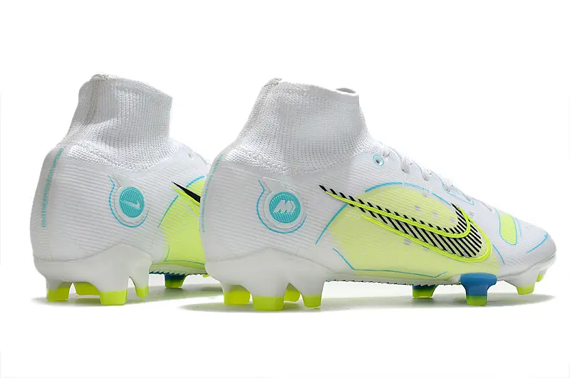 Nike Mercurial Superfly 8 Elite FG - White/Bright Yellow/Blue