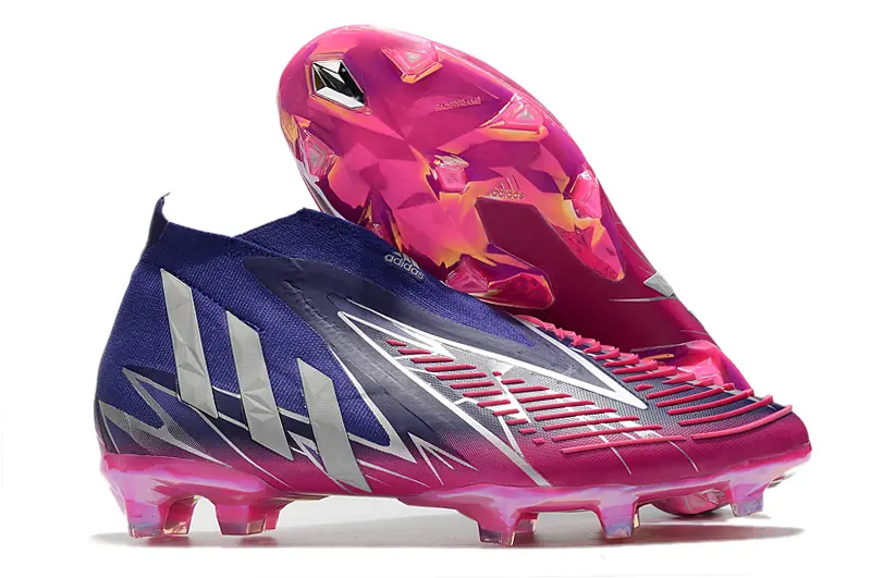 Adidas Predator Edge+ Laceless FG - Pink/Vibrant Pink/Deep Purple