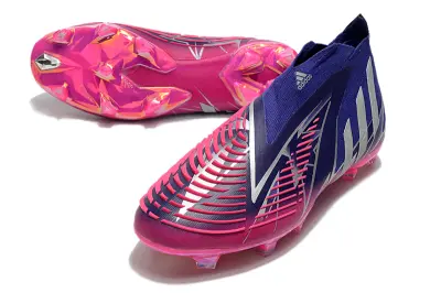 Adidas Predator Edge+ Laceless FG - Pink/Vibrant Pink/Deep Purple