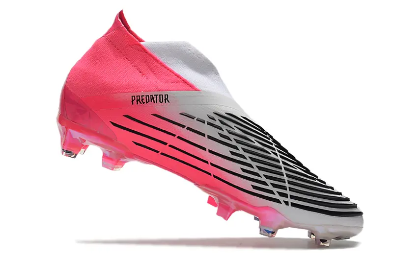 Adidas Predator Edge+ Laceless FG - White/Neon Pink/Black