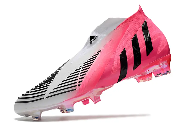 Adidas Predator Edge+ Laceless FG - White/Neon Pink/Black