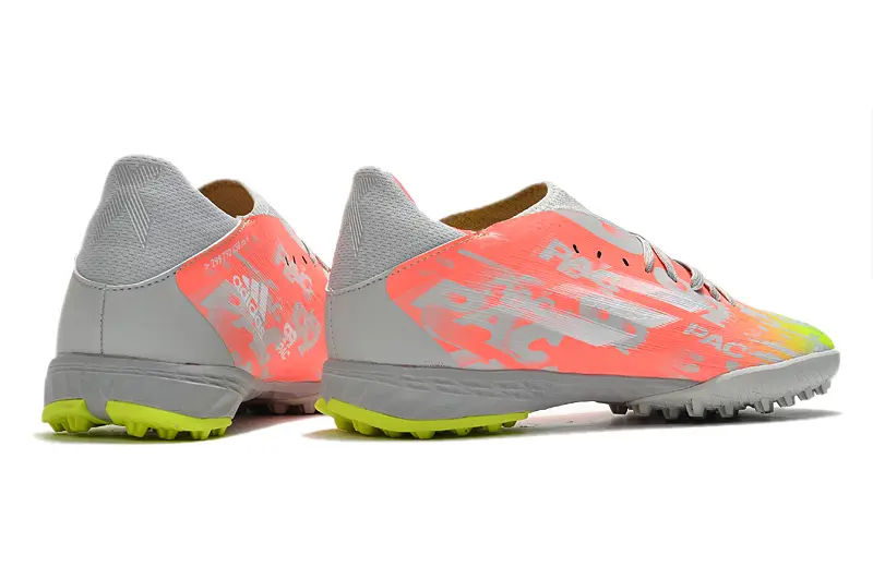 Adidas X Speedflow.3 TF - Gray/Neon Pink/Neon Green