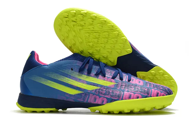 Adidas X Speedflow.3 TF - Blue/Electric Yellow/Hot Pink