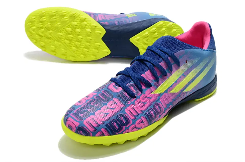 Adidas X Speedflow.3 TF - Blue/Electric Yellow/Hot Pink