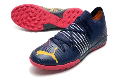Puma Future Z 1.3 Pro TF - Navy/Bright Red/Metallic Silver