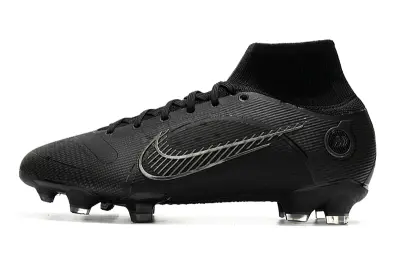 Nike Mercurial Superfly 8 Elite FG - Black/Midnight Black/Shiny Silver