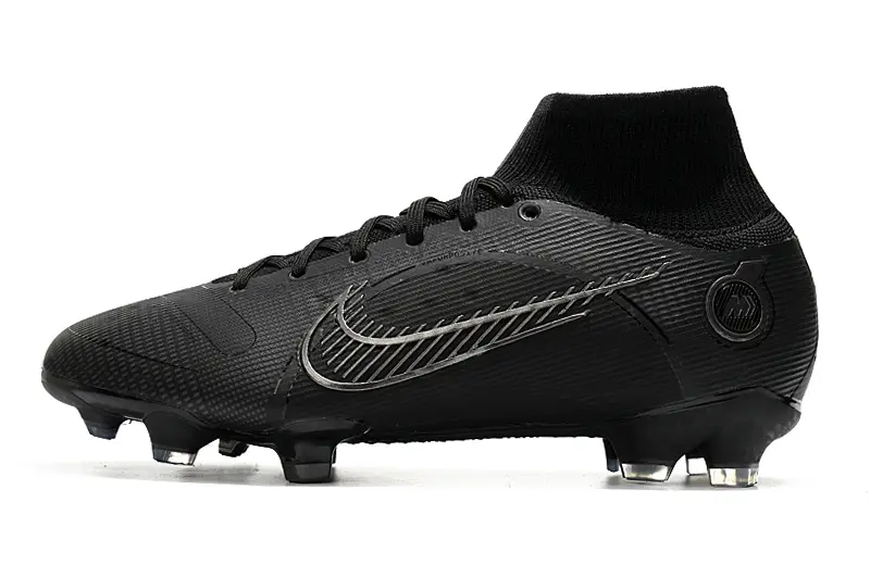Nike Mercurial Superfly 8 Elite FG - Black/Midnight Black/Shiny Silver
