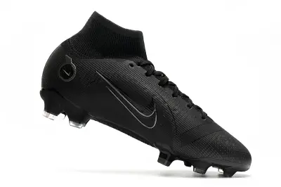 Nike Mercurial Superfly 8 Elite FG - Black/Midnight Black/Shiny Silver