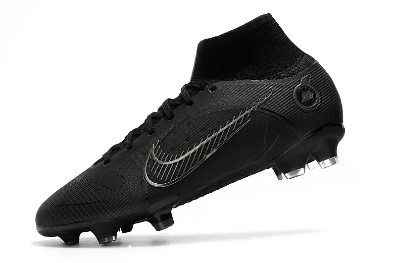 Nike Mercurial Superfly 8 Elite FG - Black/Midnight Black/Shiny Silver
