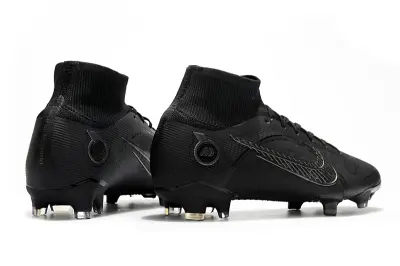 Nike Mercurial Superfly 8 Elite FG - Black/Midnight Black/Shiny Silver