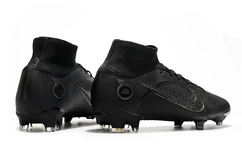 Nike Mercurial Superfly 8 Elite FG - Black/Midnight Black/Shiny Silver