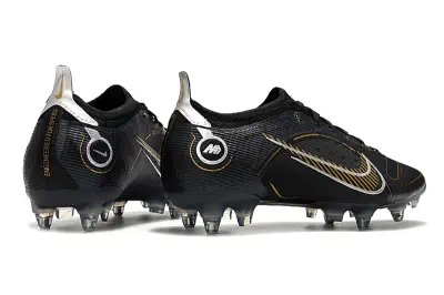 Nike Mercurial Vapor 14 Elite SG - Black/Metallic Gold/Glossy Silver