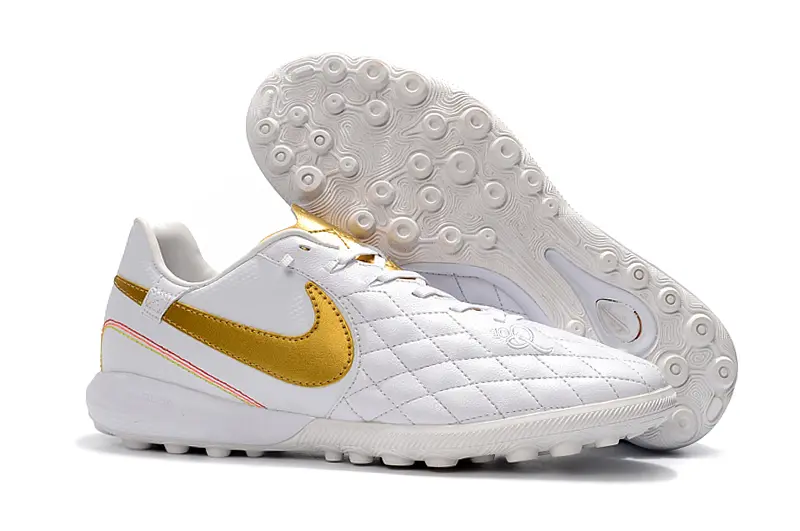 Nike Tiempox Finale 10R TF - White/Gold Accents/Classic White