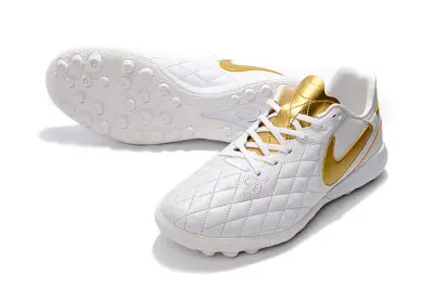 Nike Tiempox Finale 10R TF - White/Gold Accents/Classic White