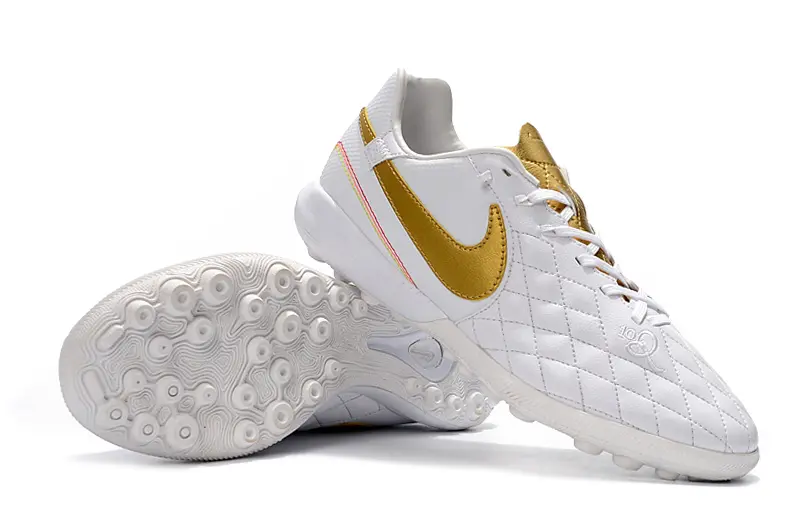 Nike Tiempox Finale 10R TF - White/Gold Accents/Classic White