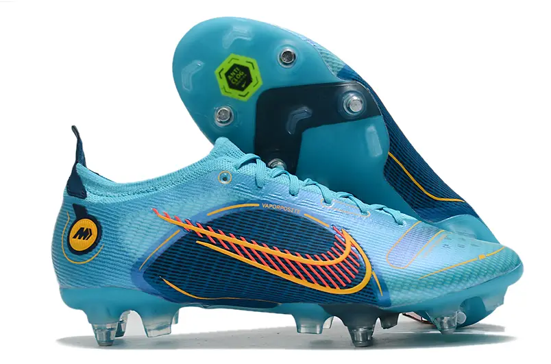 Nike Mercurial Vapor 14 Elite SG - Blue/Sky Blue/Sunset Orange