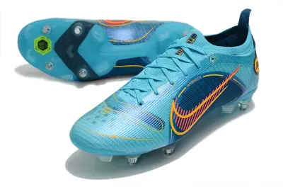 Nike Mercurial Vapor 14 Elite SG - Blue/Sky Blue/Sunset Orange