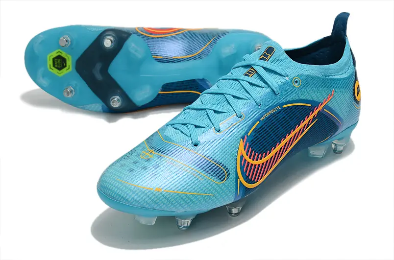 Nike Mercurial Vapor 14 Elite SG - Blue/Sky Blue/Sunset Orange