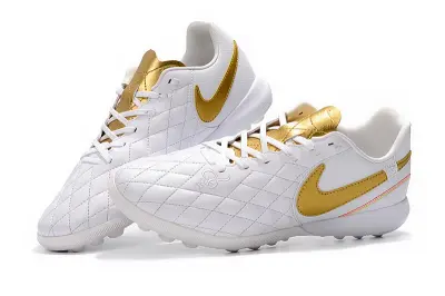 Nike Tiempox Finale 10R TF - White/Gold Accents/Classic White