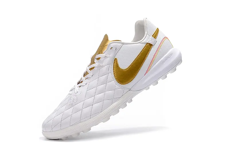 Nike Tiempox Finale 10R TF - White/Gold Accents/Classic White