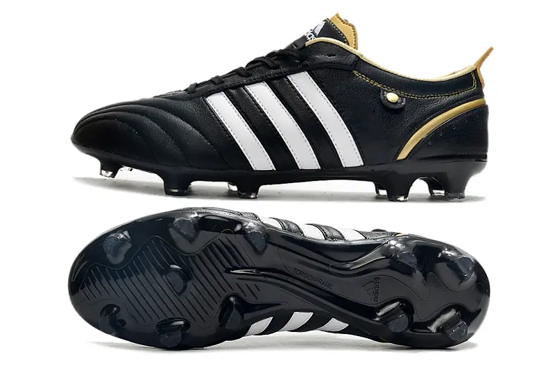 Adidas Adipure FG - Black/White/Metallic Gold