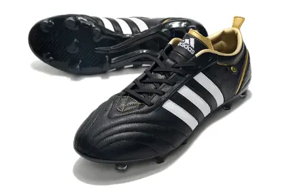 Adidas Adipure FG - Black/White/Metallic Gold