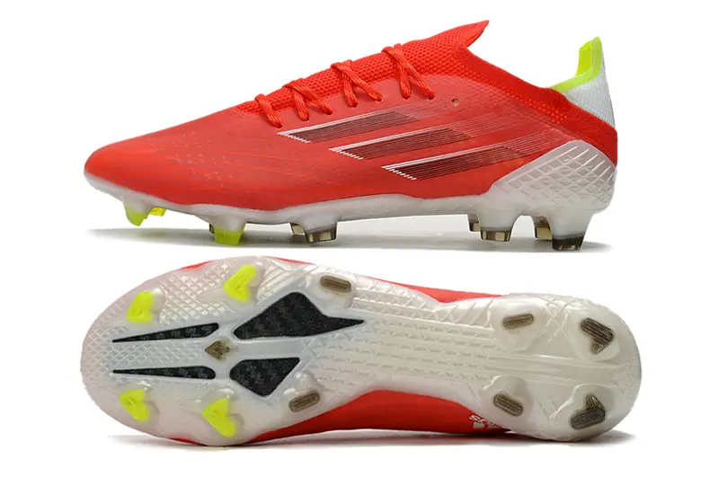 Adidas X Speedflow.1 FG - Red/Flame Red/Lime Green