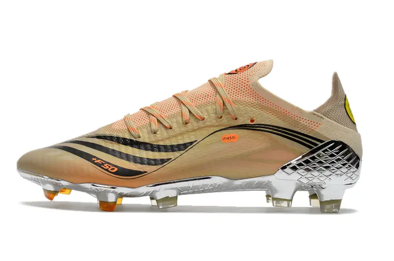 Mess x Adidas X Speedflow.1 FG - Beige/Desert Sand/Black Accents