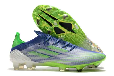 Adidas X Speedflow.1 FG - Blue/Electric Green/Neon Yellow