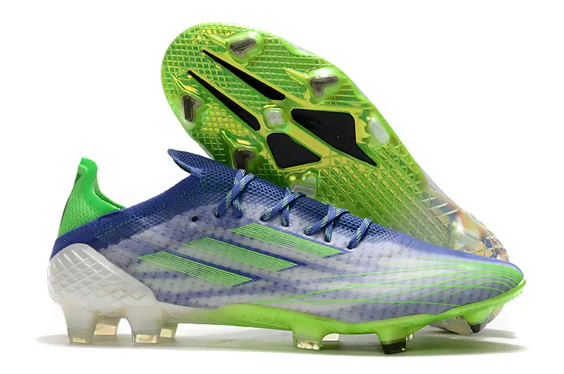 Adidas X Speedflow.1 FG - Blue/Electric Green/Neon Yellow
