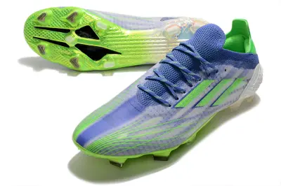 Adidas X Speedflow.1 FG - Blue/Electric Green/Neon Yellow