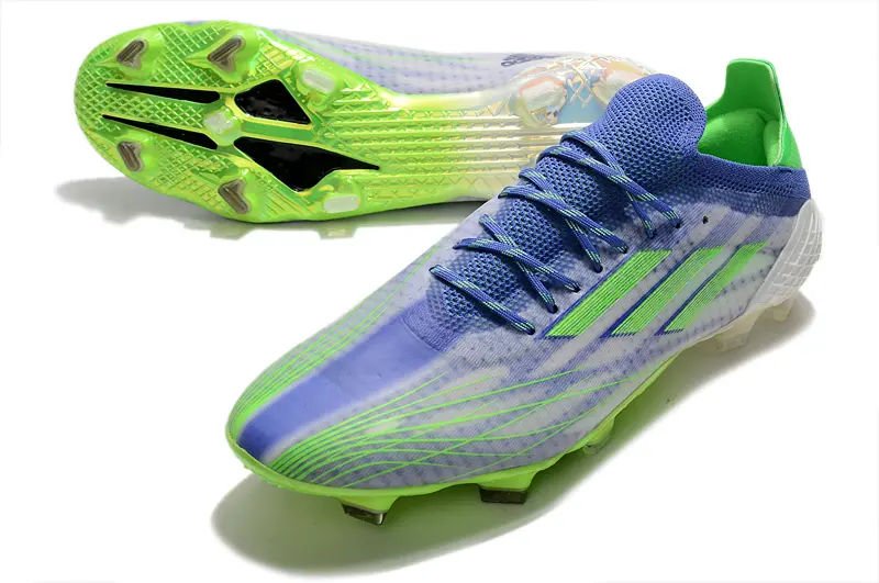 Adidas X Speedflow.1 FG - Blue/Electric Green/Neon Yellow