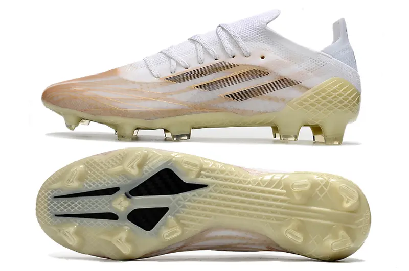 Adidas X Speedflow.1 FG - White/Soft Peach/Crystal White