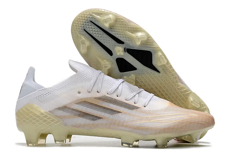 Adidas X Speedflow.1 FG - White/Soft Peach/Crystal White